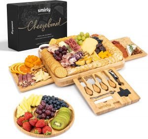 SMIRLY Charcuterie Boards Gift Set board